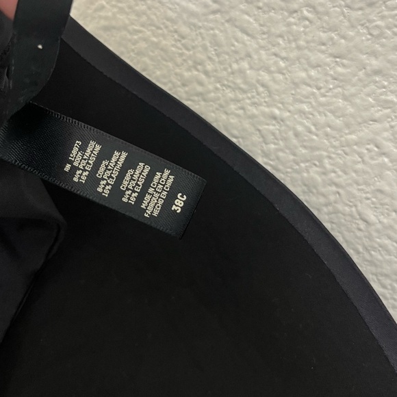 Skims Ultimate Teardrop Underwire Bra Onyx Black 38D - Picture 4 of 10